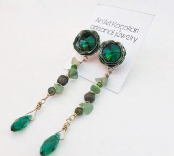 “Water flowers” earrings